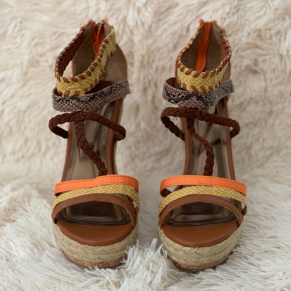 BAMBOO Shoes - Bamboo multicolor wedges